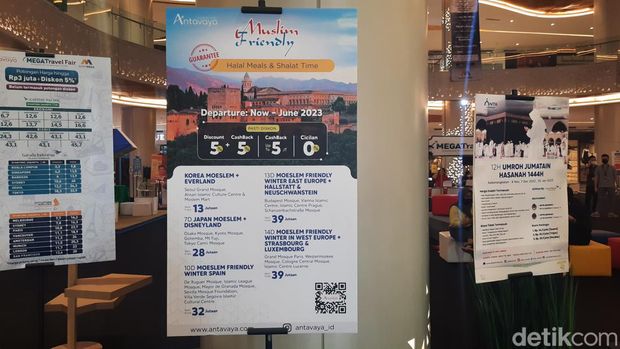 Ragam diskon di Mega Travel Fair Trans Studio Mall Cibubur.