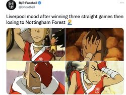 Meme Liverpool Jadi Ayam Sayur Dilibas Nottingham Forest