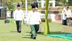 Momen Panglima Santri Pimpin Apel HSN di Jatim