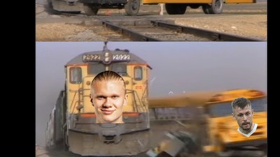 Haaland Bagai Buldozer