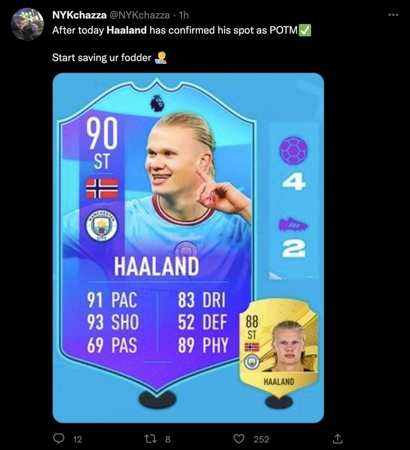 Meme Haaland Buldozer