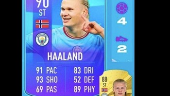 Seorang netizen sesumbar kalau Haaland akan menjadi player of the month, dan para pemain FIFA Ultimate Team sebaiknya menyiapkan pemain-pemain untuk ditukar dengan kartu POTM Haaland tersebut. Foto: Screenshot Twitter