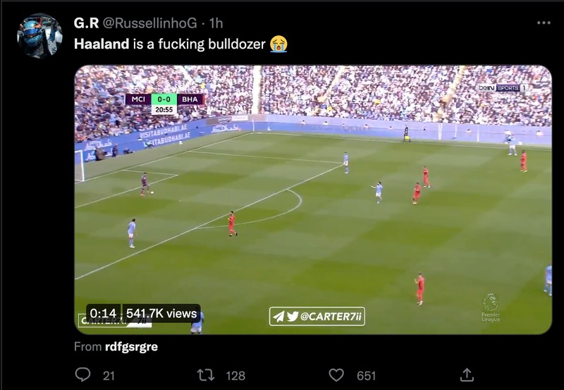 Meme Haaland Buldozer