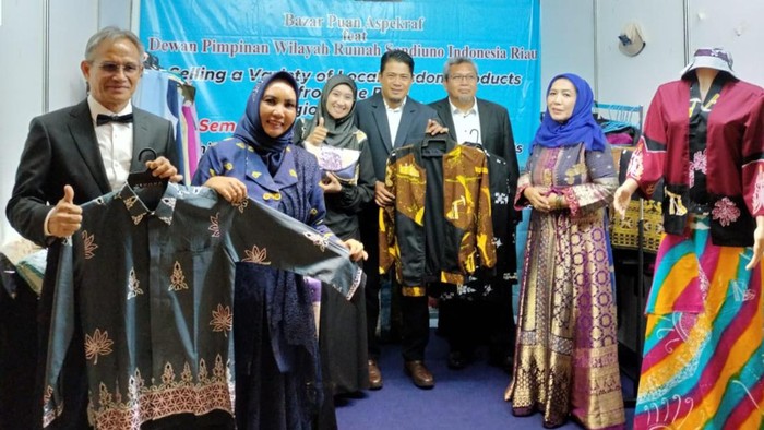 Pameran batik Riau dalam ajang internasional  (Foto: Istimewa)