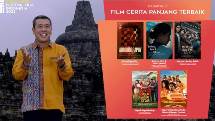 Pembacaan nominasi Piala Citra FFI 2022.