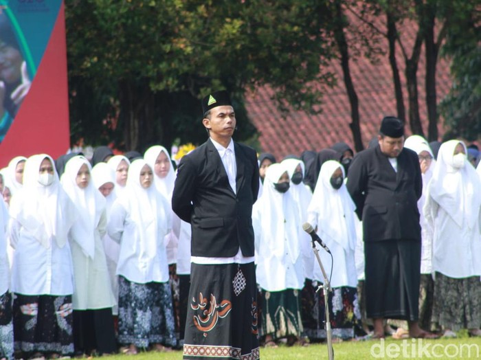 Peringatan Hari Santri Nasional di Purbalingga, Sabtu (22/10/2022).