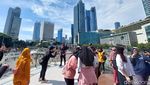 Asyiknya CFD di Bundaran HI, Bonus Pemandangan Kota Estetik