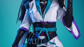 Larissa ketika Sage dari game Valorant pada April Mei 2022. Menurutnya ini cosplay paling sederhana, karena editnya gak banyak dan background simple. Foto: (Larissa Rochefort).