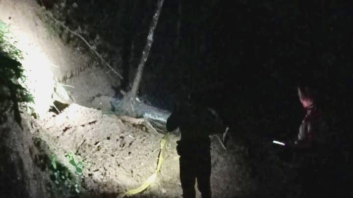 Lokasi tanah longsor Desa Nyawangan, Sendang, Tulungagung