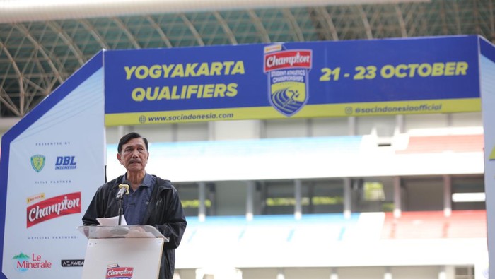 Ketua Umum Pengurus Besar Persatuan Atletik Seluruh Indonesia (PB PASI), Luhut Binsar Pandjaitan.