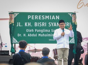 Mbah Bisri Jadi Nama Jalan di Unsuri, Cak Imin: Sangat Tepat!