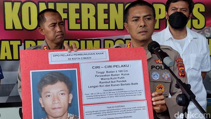 Polisi Tunjukkan Foto Pelaku Pembunuhan Bocah Perempuan di Cimahi