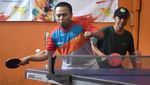 Melihat Serunya Kompetisi Tenis Meja Antar Wartawan