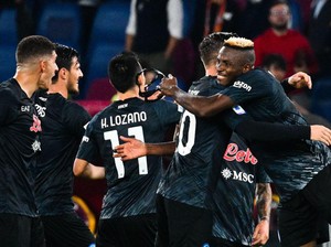 AS Roma Vs Napoli: Osimhen Menangkan Il Partenopei
