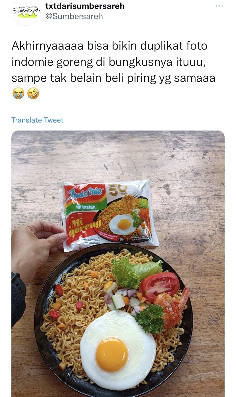 Duplikat Indomie Goreng Viral