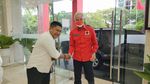 Potret Ganjar Menghadap Hasto dan Watubun soal Siap Nyapres