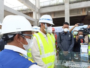 Heru Budi Tinjau Proyek Pembangunan Stasiun Pompa Ancol Sentiong