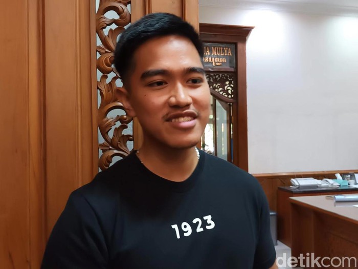 Kaesang pangarep ditemui di Balai Kota Solo, Senin (24/10/2022).