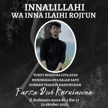 Korban tewas ke-135 Tragedi Kanjuruhan