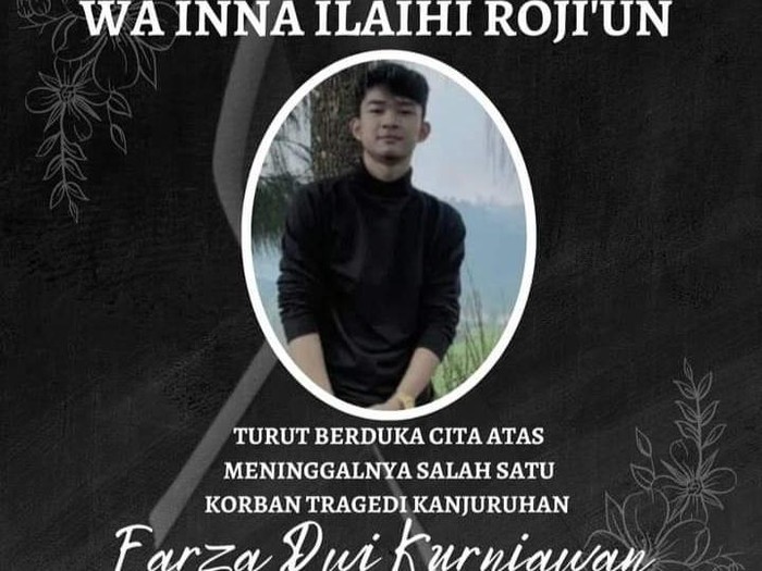 Korban tewas ke-135 Tragedi Kanjuruhan