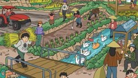 Pada ucapan Presiden Jokowi ketika Hari Tani Nasional 2022, kucing oyen tampil lagi. Kucing oyen kali ini berenang bersama bebek di sungai.