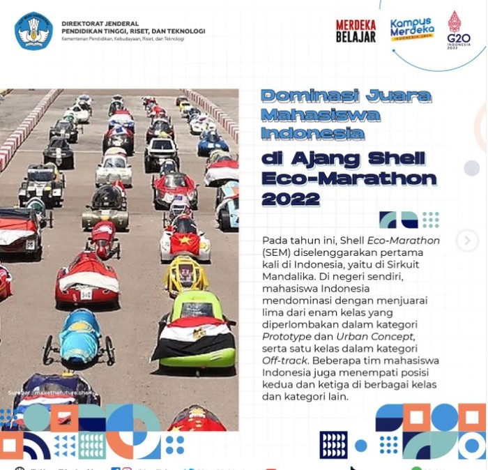 Mahasiswa pemenang Shell Eco-marathon 2022, ada UGM sampai UPI