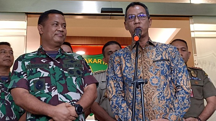 Pangdam Jaya dan Pj Gubernur DKI (Tiara-detikcom)