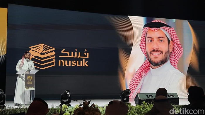 Peluncuran platform Nusuk dari Pemerintah Arab Saudi di Jakarta, Senin (24/10).