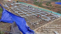 Ini juga merupakan salah satu konstruksi hunian buat para pekerja di IKN. Foto: Dok. Kementerian PUPR