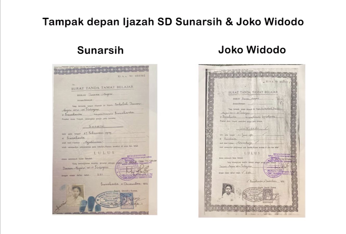 Pihak SDN 111 Tirtoyoso Surakarta menepis isu liar ijazah palsu Presiden Jokowi. Teman semasa Jokowi sekolah juga angkat bicara. (dok Istimewa)