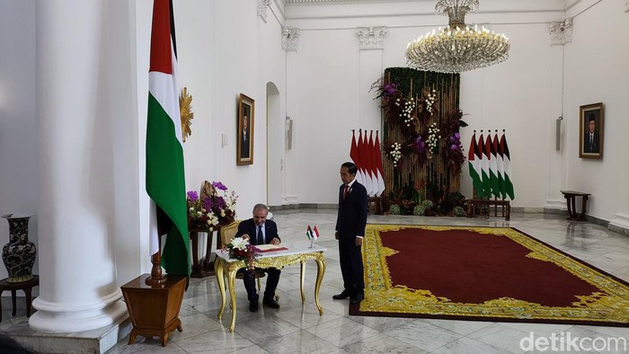 Presiden Jokowi terima kunjungan PM Palestina di Istana Bogor