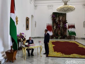 Jokowi Sambut PM Palestina di Istana Bogor, Mendag-Kepala BPOM Hadir