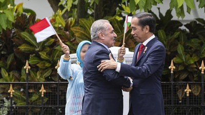 Sambut Hangat PM Shtayyeh, Jokowi Dukung Penuh Kemerdekaan Palestina