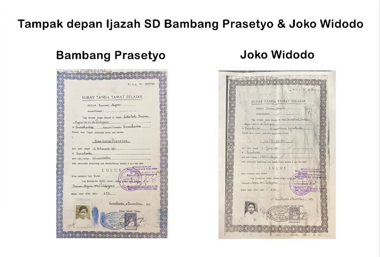 Rekan semasa Presiden Joko Widodo (Jokowi) sekolah kembali buka suara. Mereka juga menunjukkan bukti ijazah yang sama dengan yang dipunyai Jokowi. (dok Istimewa)