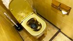 Foto: Toilet Emas Ala Crazy Rich di Kedai Shinjuku
