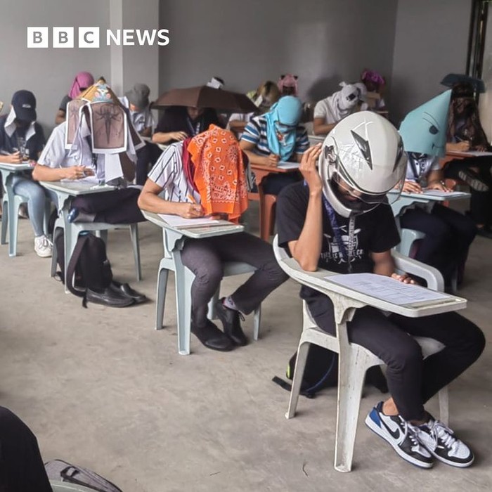 Topi antinyontek mahasiswa Filipina
