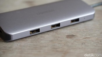 Tiga port USB 3.0. Foto: Adi Fida Rahman/detikINET