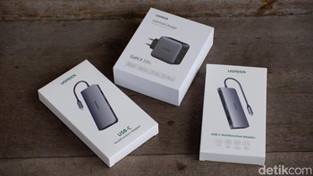 Perangkat anyar Ugreen, ada charger hingga hub. Foto: Adi Fida Rahman/detikINET