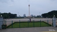 Salah satu ikon Jakarta yang dilewati bus Jakarta Explorer