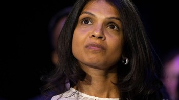 Ini sosok Akshata Murty, istri Perdana Menteri Inggris, Rishi Sunak. Wanita berusia 42 tahun ini adalah pebisnis dan putri dari N.R Narayana Murthy, pemilik raksasa teknologi India, Infosys. Foto: Getty Images