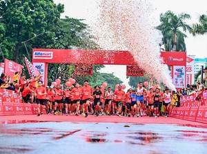 Debut Alfamart Run Berjalan Lancar