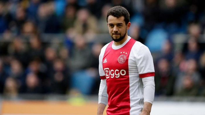 ARNHEM, NETHERLANDS - MARCH 4: Amin Younes of Ajax  during the Dutch Eredivisie  match between Vitesse v Ajax at the GelreDome on March 4, 2018 in Arnhem Netherlands (Photo by Erwin Spek/Soccrates/Getty Images)