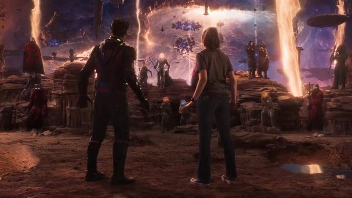Adegan dalam trailer pertama Ant-Man and The Wasp: Quantumania. Film ini dijadwalkan tayang 17 Februari 2023.