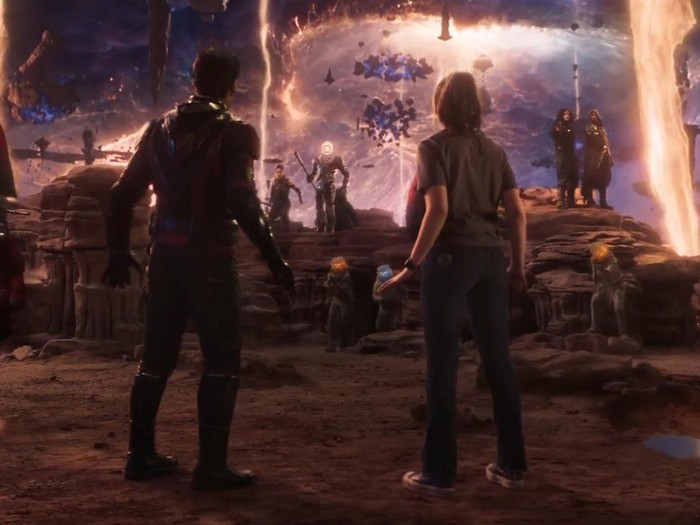 Adegan dalam trailer pertama Ant-Man and The Wasp: Quantumania. Film ini dijadwalkan tayang 17 Februari 2023.