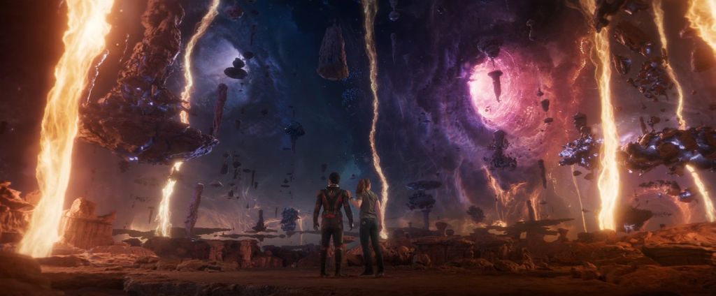 Adegan dalam trailer pertama Ant-Man and The Wasp: Quantumania. Film ini dijadwalkan tayang 17 Februari 2023.