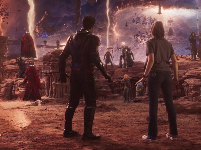 Cuplikan adegan di Ant-Man and The Wasp: Quantumania.