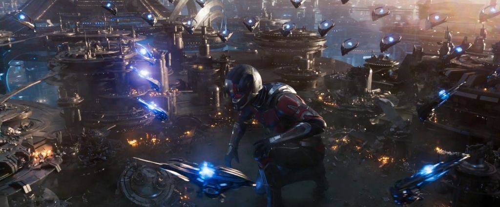 Adegan dalam trailer pertama Ant-Man and The Wasp: Quantumania. Film ini dijadwalkan tayang 17 Februari 2023.