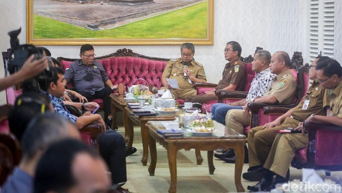 Audiensi antara Pemkab Banjarnegara dengan PT Geo Dipa di Rumah Dinas Bupati Banjarnegara.