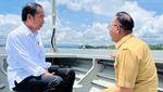 Gaya Jokowi Jajal Jalur Laut ke IKN Nusantara
