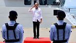Gaya Jokowi Jajal Jalur Laut ke IKN Nusantara